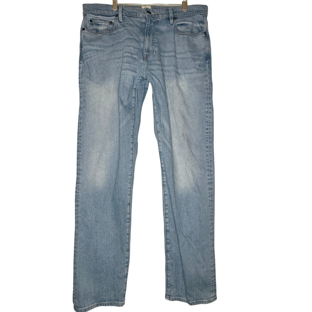 Flint and Tinder Jeans Straight Fit Light Blue 36x34 USA Made Workwear Americana